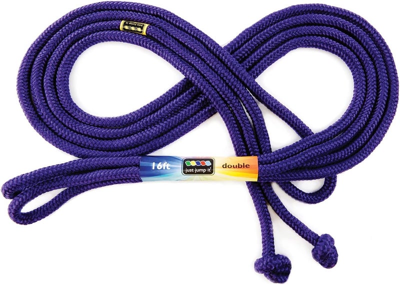 Just Jump It 16' Double Dutch Jump Rope - Heavy Duty Agility and Fitness Equipment for Kids and Adults - Image 1